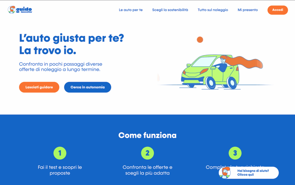 Homepage sito di GuidoLaScelta